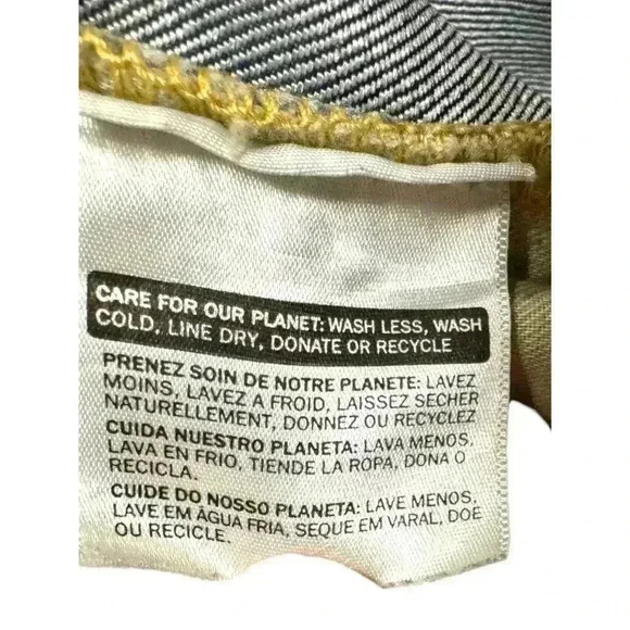 Vintage Levis 514 Jeans Mens 31 x 32 Straight Fit Medium Wash Blue Grunge Skater - Picture 14 of 15